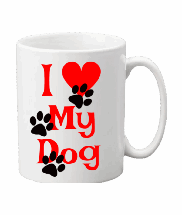 "I Love My Dog" Coffee Mug