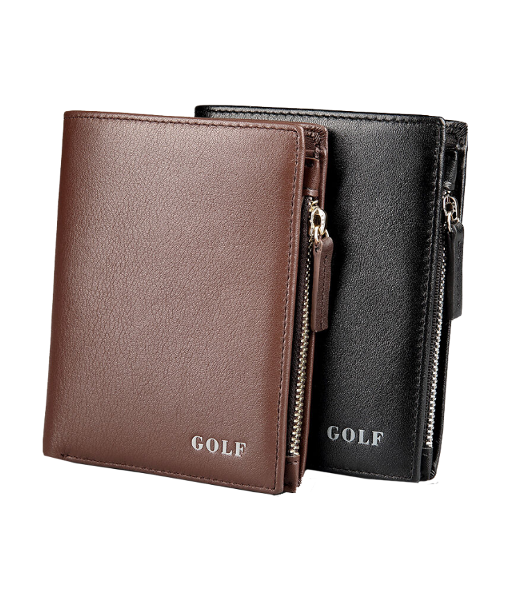 Men’s “GOLF” Branded Bifold Wallet